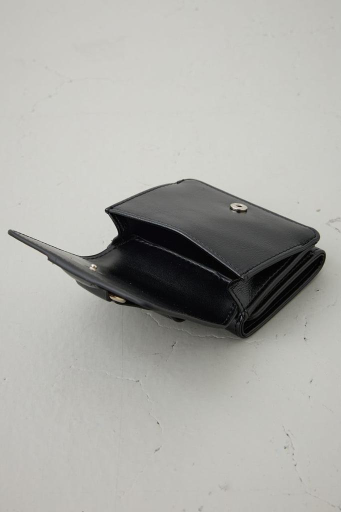 AZUL by Moussy Studded Design Mini Wallet, Women's, 250IAC56-175K, Free Size, Black