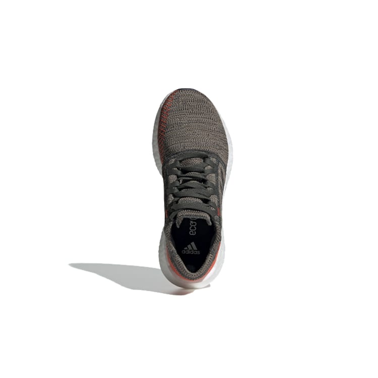 Adidas Pureboost Go J Sports Slip Resistant Low top Kids' Running Shoes Gray Orange White Teenagers F34007