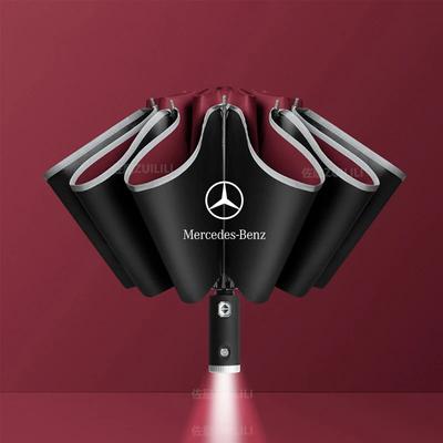 Car Automatic Folding Windproof Sunshade Umbrella For Mercedes Benz A B C E S V Class GLB GLC GLE Sprinter Pilot SLK SLC ML Vito