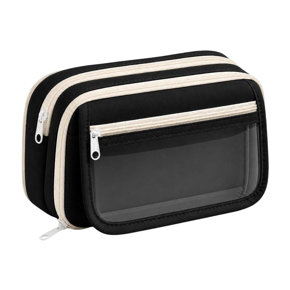 Large Capacity Pen Bag Multi-Pockets Pencil Pouch New Pencil Case