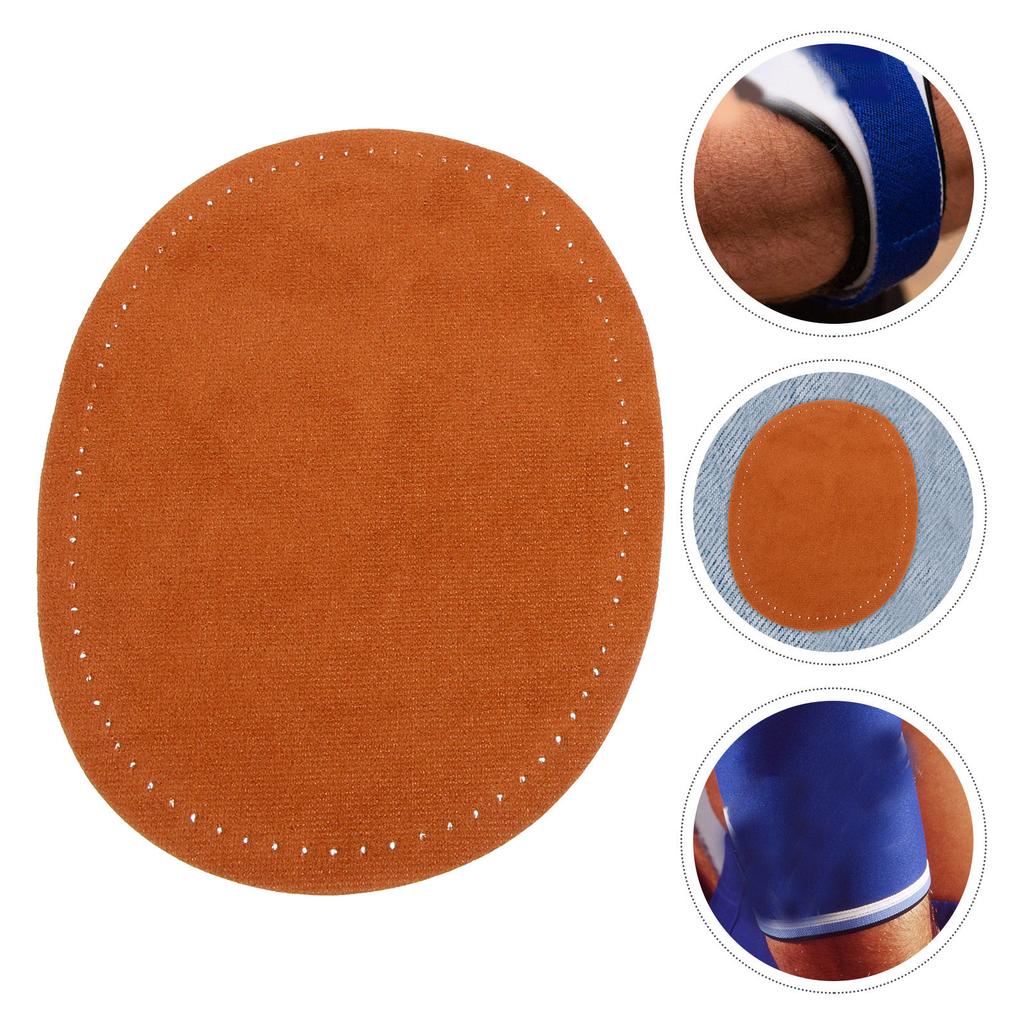1 Pair Elbow Patch Soft Lint Sew On Jacket Patches Clothing DIY Repair Appliques Decorative Sewing Patches Elbow Pads for Sports