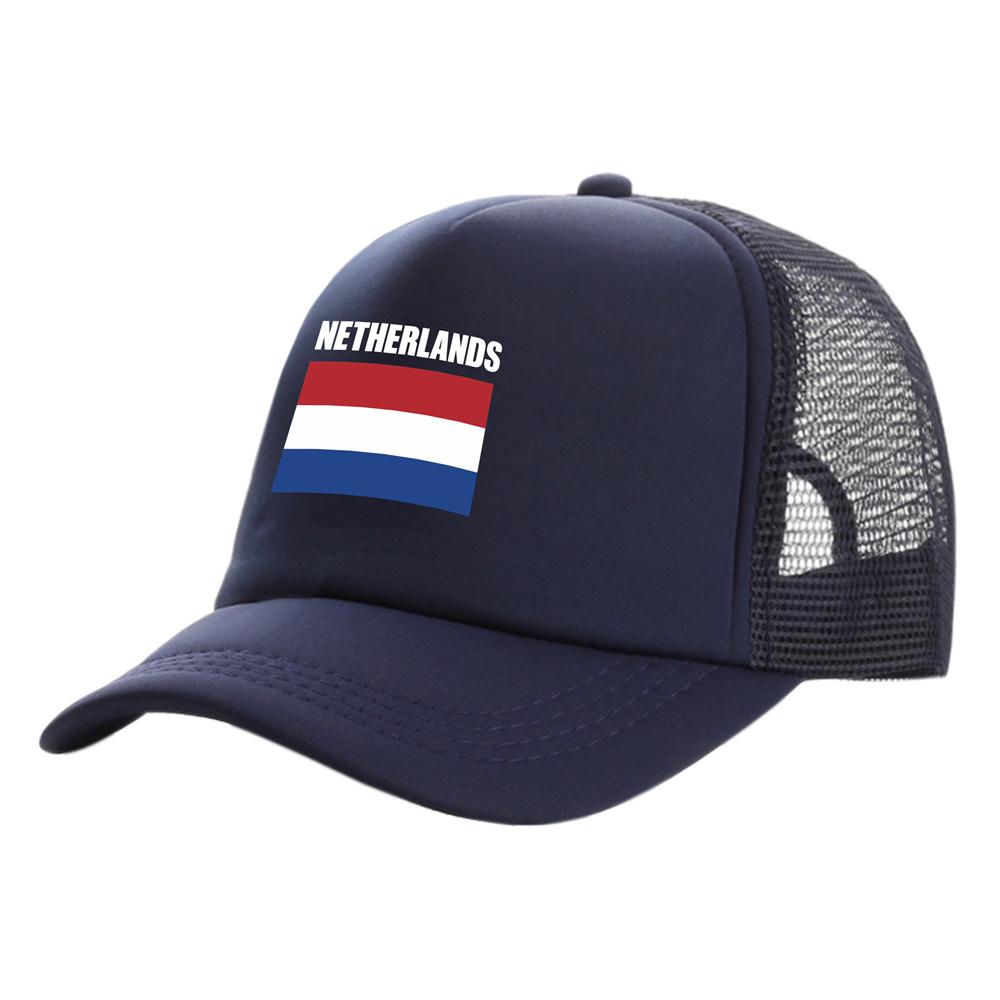 Netherlands Trucker Cap Unisex Nl Nld Holland Netherlands Hat Baseball Cap Cool Summer Unisex Mesh Net Caps