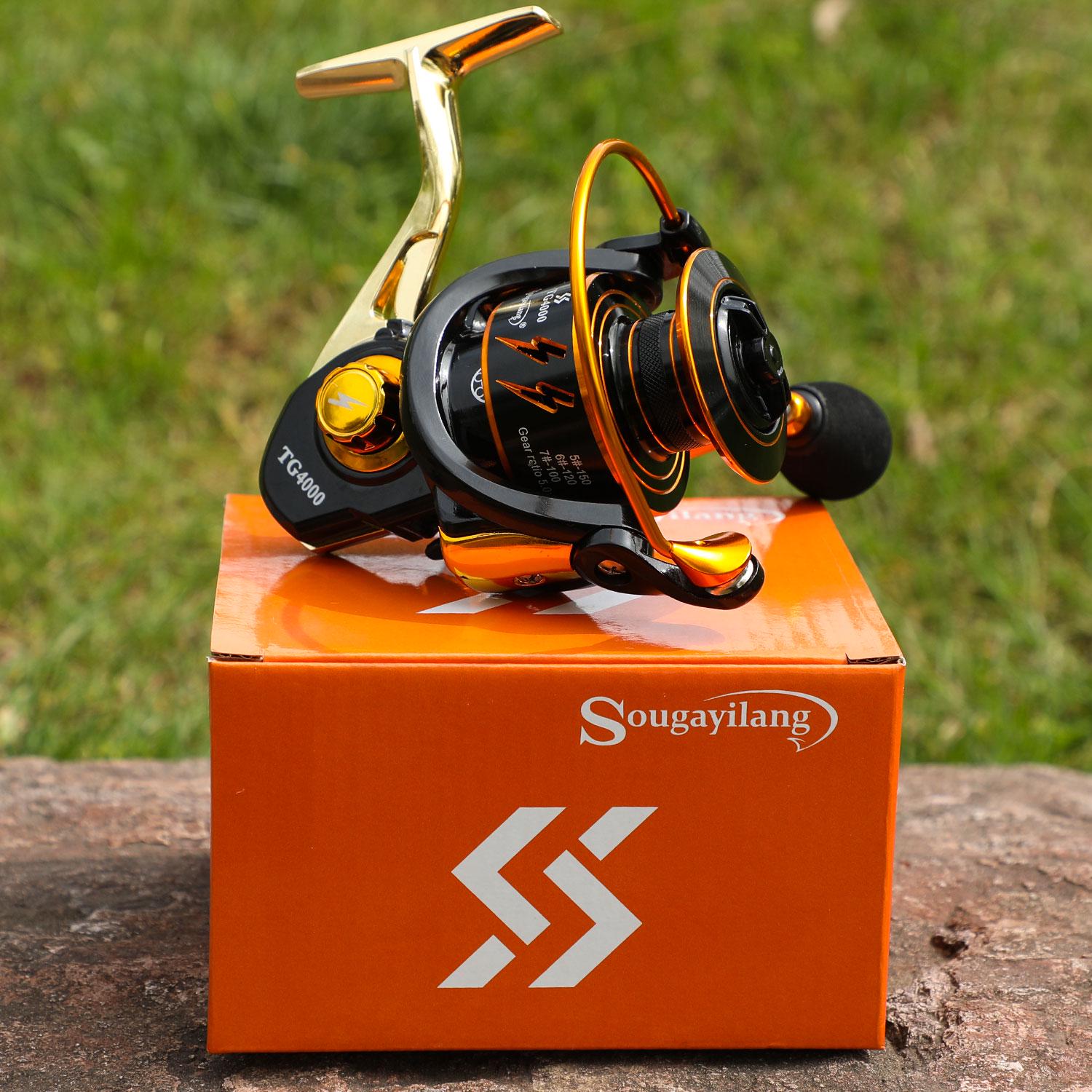 

Спиннинговая рыболовная катушка Super Smooth 5,5:1, спиннинговая катушка, рыболовные снасти для пресноводной и соленой рыбалки 4000