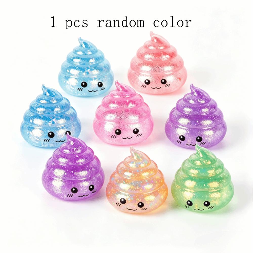Slow Rising Poop Squishy Toys Poop Reduce Pressure Ball Novelty Poop Fidget Toy Prank Gift