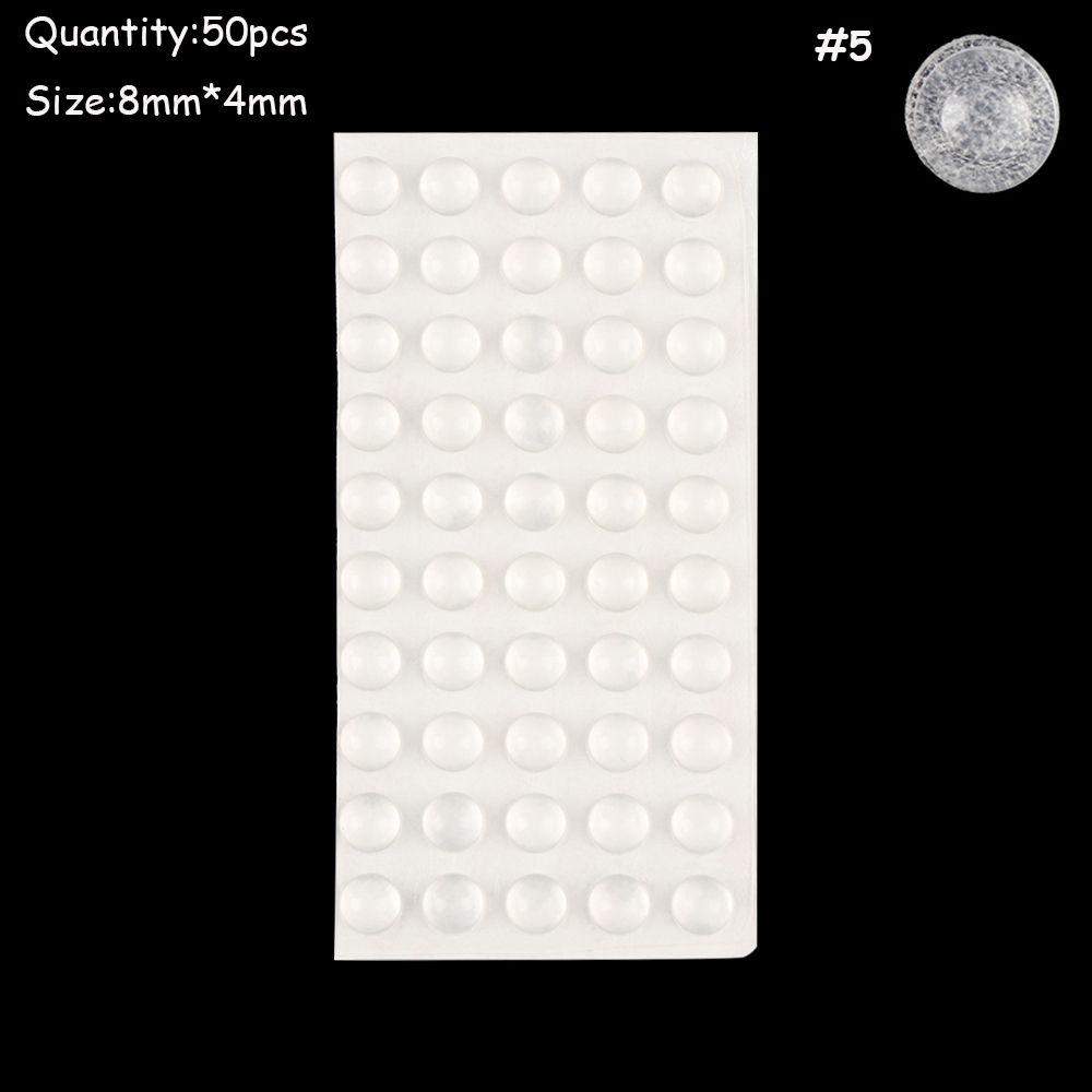 Transparent Collision Cushion Prevent Noisy Bumper Silicone Pads Self-adhesive Damper Furniture Door Stopper Home Improvement
