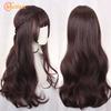 Synthetic Long Straight Lolita Wig with Bangs Wig Girl Cute Ombre Pink Blonde Black Cosplay Party Halloween Harajuku Wig
