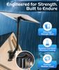 PAHTTO Starlink Gen 3 Mount 28.3-inch Adapter 2-in-1 Router Satellite Dish Wall Roof Evas Mount Kit All-metal 360-degree Rotatable Pole
