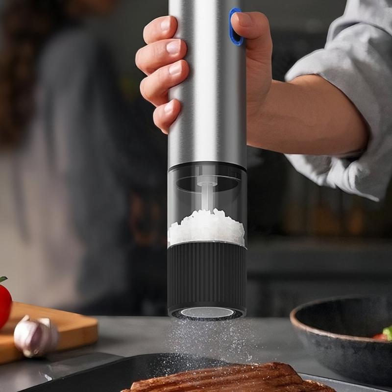 Automatic Spices Mill Electric Grinder Adjustable Coarseness For Salt Pepper And Herb Rechargeable Kitchen Grinding Tool