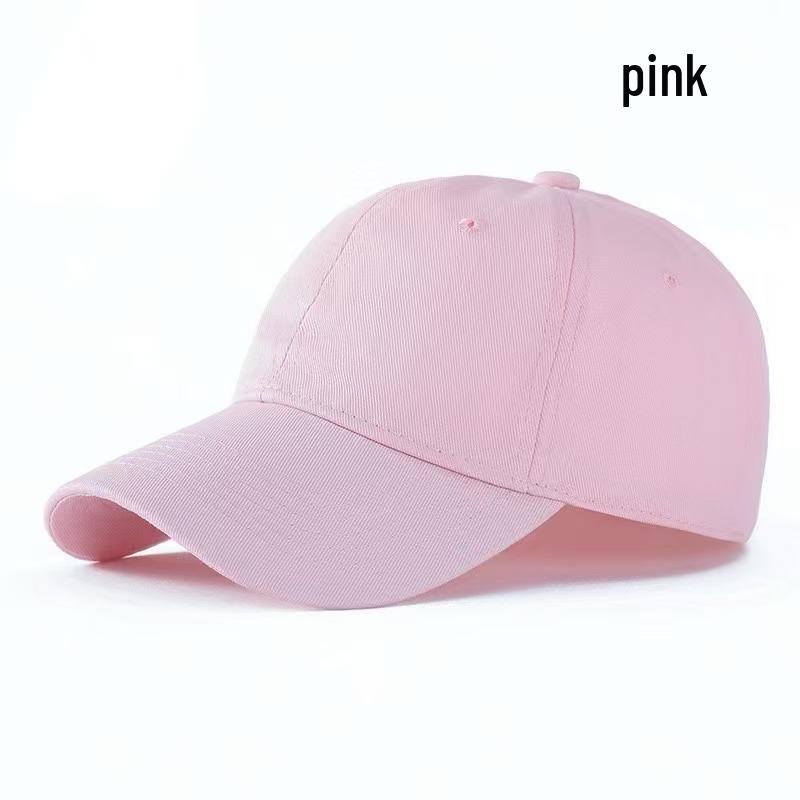 Unisex Pure Cotton Soft Top Baseball Cap - Customizable Team Duckbill Sun Hat