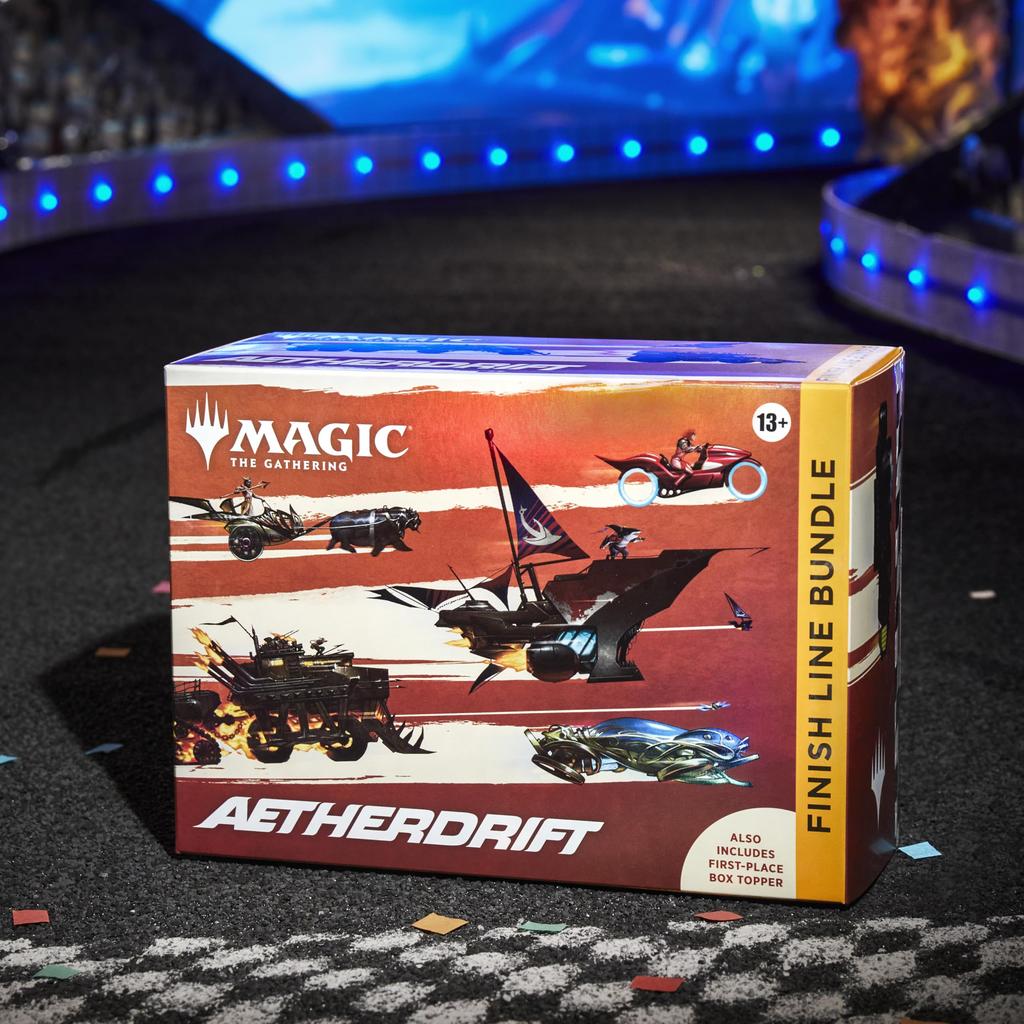 The Gathering Aetherdrift Finish Line Bundle EN MTG Trading Card Wizards of the Coast DFT D41350000 Magic