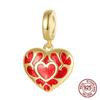 Tears of The Kingdom Hyrule Link Hit Points Heart Container for Authentic Charm Bead Charms Bracelets Copper Charm Bead for Women Jewellery