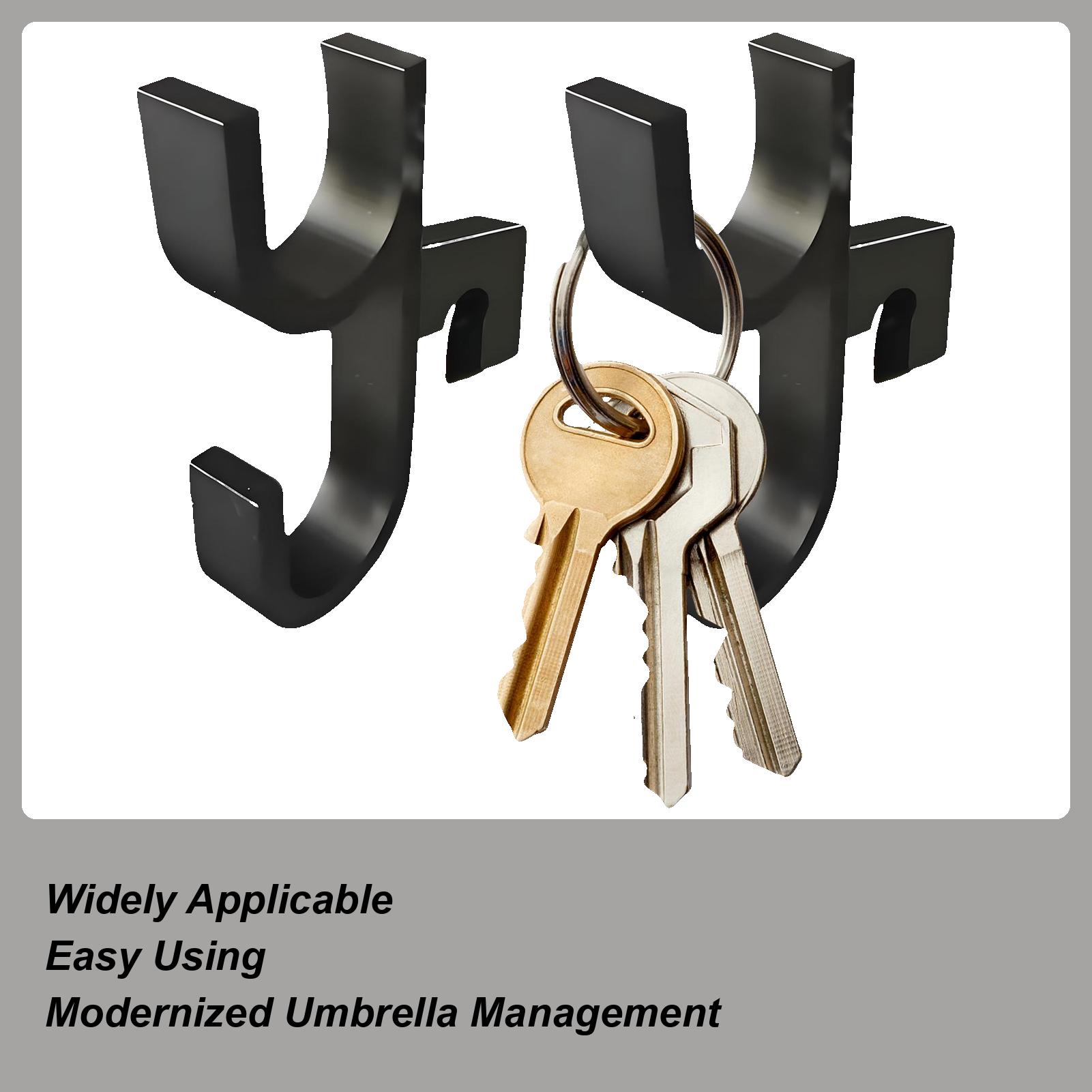 

2Pieces Car Umbrella Hook Universal Umbrella Car Mount Trunk Hanger Clip Storage Backseat For Seat Visor Truck Accessories CN