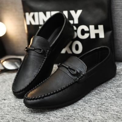 Męskie casualowe buty skórzane luksusowe designerskie mokasyny loafersy wygodne wsuwane buty do jazdy dla mężczyzn biznesowe buty skórzane płaskie