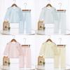 Infant Kids Cotton Summer Sleepwear With Animal Pattern And Open Crotch Design