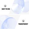 30Pcs Double Sided PVC Suction Cups Transparent Non Slip Pads for Glass Tabletop Secure Grip Small Reusable Suction Pads