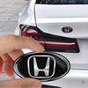 3D Aluminum Car Emblem Stickers Body Trunk Badge Decoration Decal For Honda Civic Fit Accord CRV Jazz Odyssey Accessories Wheel