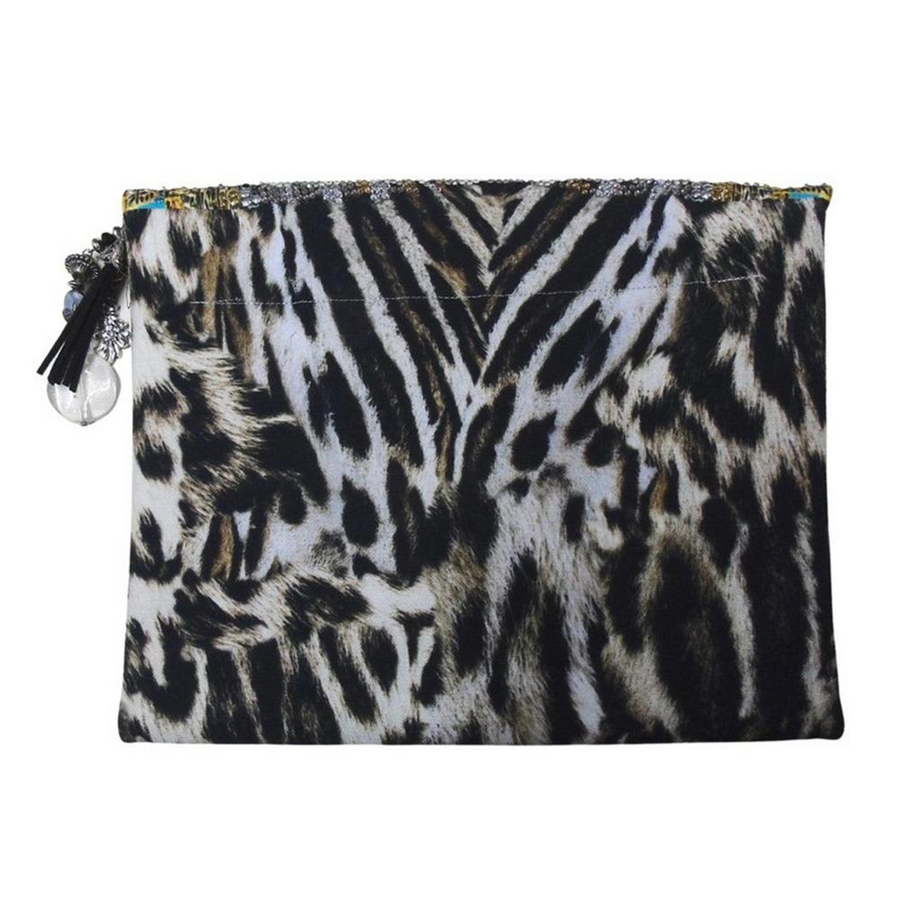 Inoa Siberia 1927 Animal Print Clutch Bag