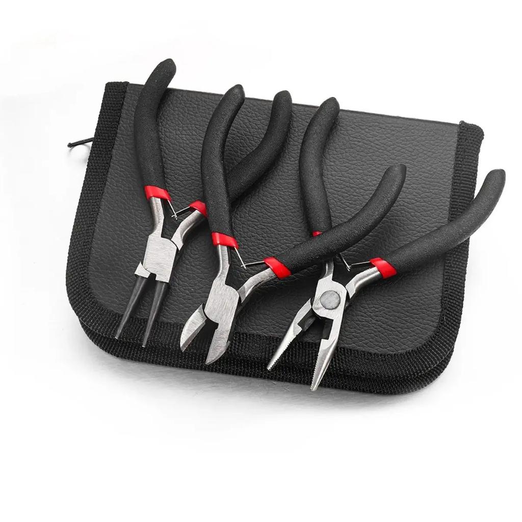 1set Of Tools For Making Jewelry Tool Sets Organizer Pliers Tweezers Making Jewelry Jaking Kits Fitting Bracelet Necklace