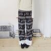 FUNFROMFUN Nordic Fur Pants, Black