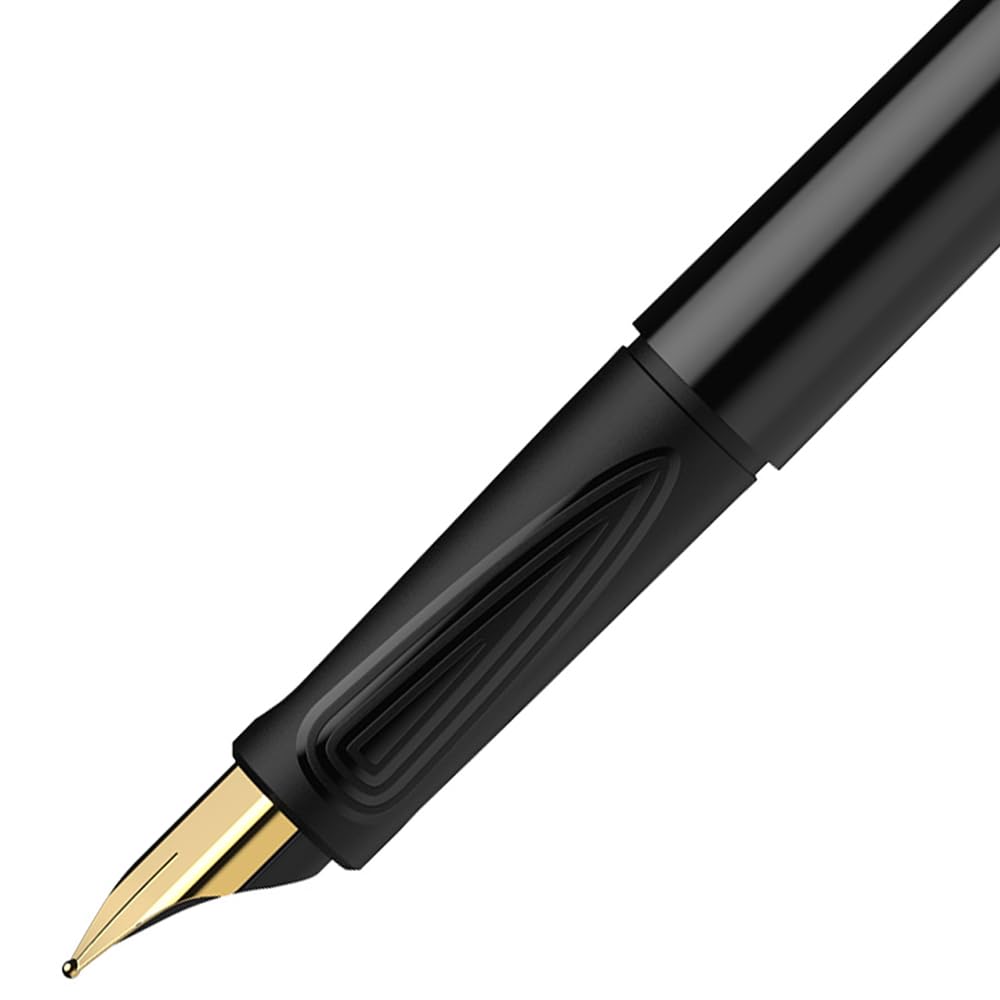 Schneider Fountain Pen 406 Gold EF Fine Black Gold 406BLKG (Extra Nib)