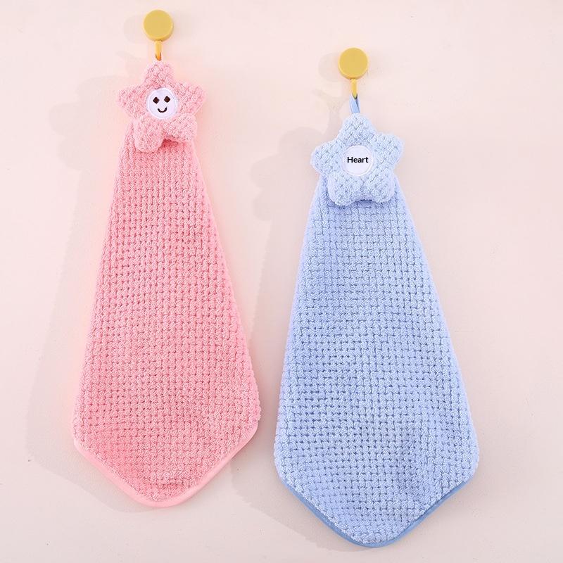 1 Adet Çocuklar İçin Sevimli El Havluları Bebek Mikrofiber Parmak Ucu Havluları Süper Emici Banyo İçin Uygun