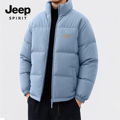 JEEP SPIRIT Unisex Winter Padded Stand-Collar Jacket