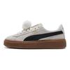 Puma Suede Platform Comfortable Simple Low Top Sneakers Women Sneakers Off-White Black 391902-01