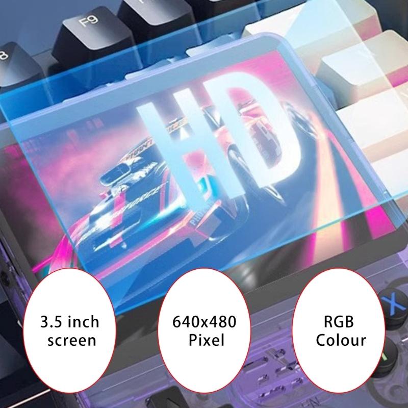 R36S DDR4 1G Handheld Video Game Console 3.5inch Screen Retro Game Palyer 64G/128G Memory Storage Capacity