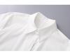 Women's Early Spring Loose Casual Lace Cotton Shirt with Bamboo Joint Design