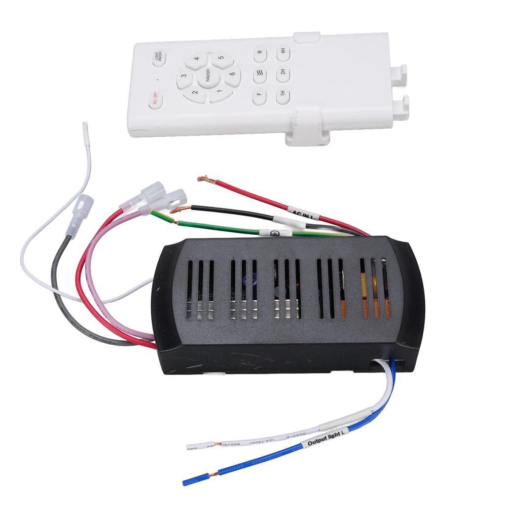 Universal Ceiling Fan Remote Control Kit Ceiling Fan Light Timing Speed Remote and Receiver for Ceiling Fan Lamp