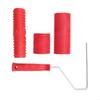 Artistic Wooden Texture Rubber Roller Efficient Paint Application Home Decor Tool