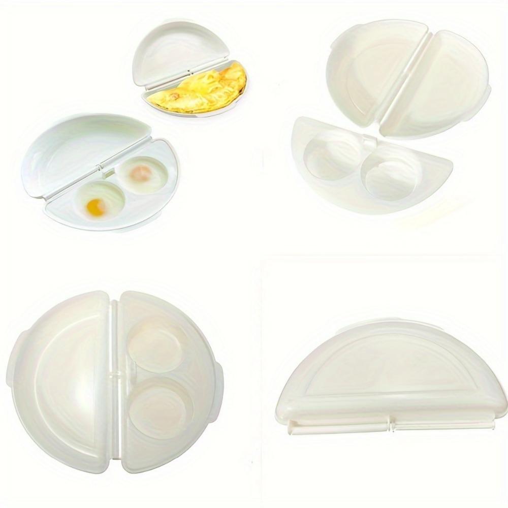 1pc Microwave Oven Egg Steamer Egg Cooker Egg Poacher Kitchen Egg Cooking Tool DIY Egg Tool Baking Tool