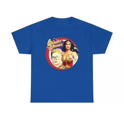 Wonder Woman Schweres Baumwoll-Unisex-T-Shirt, Klassische TV-Show, Wonder Woman