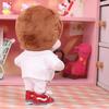 Niannyyhouse 20cm Doll Clothes Cotton Doll Clothes Suit Jacket Shirt Shorts 3 Piece Set for Stuffed Animals Doll Baby Clothes Changeable Clothes + +