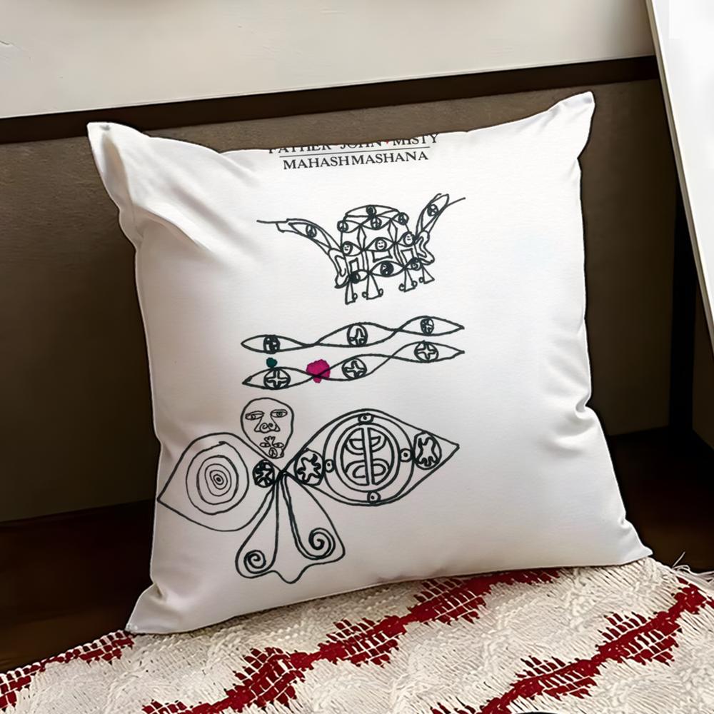 Father JJohn MistyS Cushion Cover Reversible Soft Durable Pillow Cover Home Car MultiScene Use for Daily Comfort