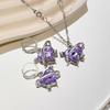 Love Planet Earrings And Necklace Set Women's Personality Jewelry Set