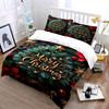 Merry Christmas Holiday Bedding Set Bedding Set (1 Duvet Cover, 2 Pillowcases, Duvet Not Included)