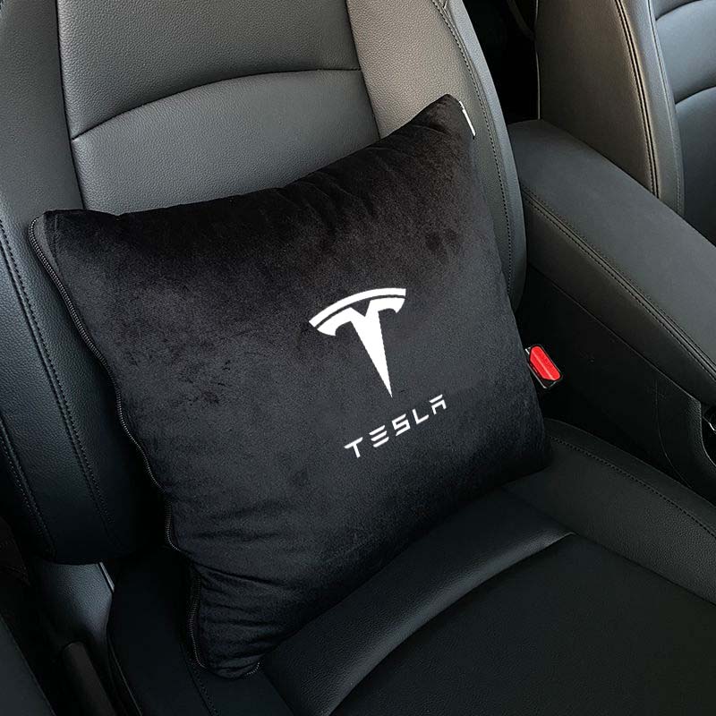 AAAIT1 For Tesla Model 3 S X Y Cybertruck SpaceX Car Seat Neck Pillow Soft Memory Neck Pillow High-Quality Headrest Lumbar Support