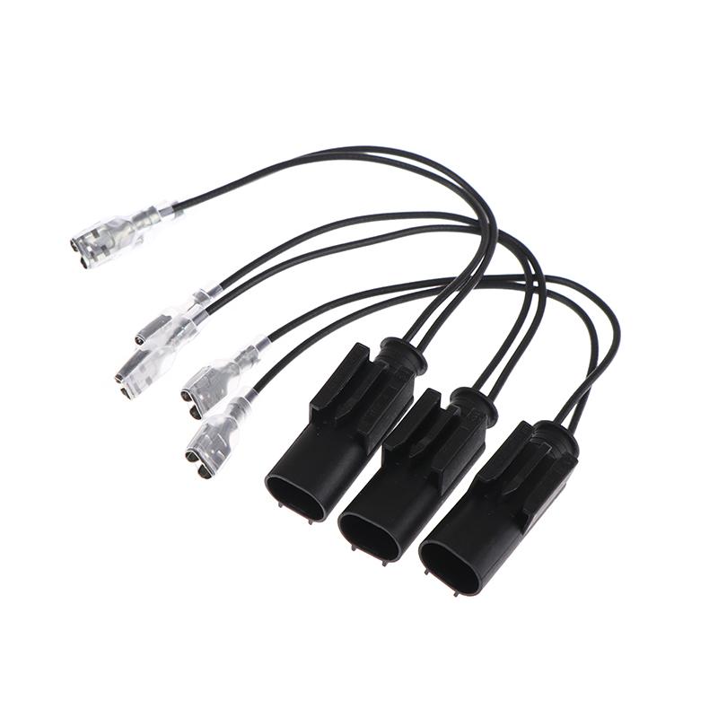 1/3Pcs For Bmw Motorcycle Adventure Modification Horn One Split Two Wire Harness Plug Accesorios Para Vehiculos Car Audio Cable