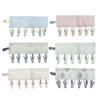 Travel Hanger with 6 Clips Strong Load-bearing Fastener Tape Design