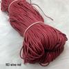 2mm Colored Wax Cord for Beaded Necklace, Handmade DIY Weaving & Tassel Cord, Clothing Accessories.