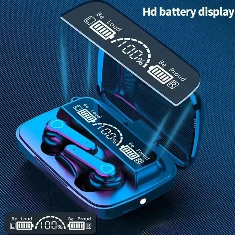 M19 Bluetooth Headset Wireless Tws Gaming Support Noise-cancelling Touch In-ear Mini Emergency Power Bank Headset