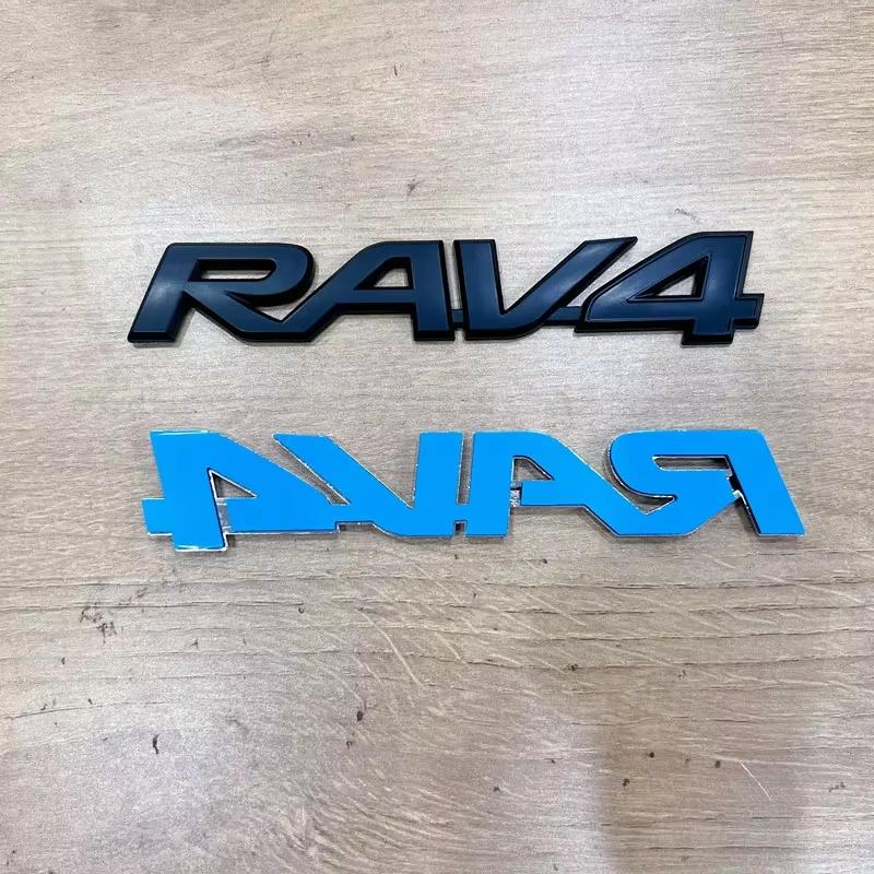 ATG1 RAV4 Emblem Car Trunk Suitcase Sticker RAV4 Car Logo Is Suitable for Toyota RAV4 Car Decoration Refit Parts Accessory 3D ABS