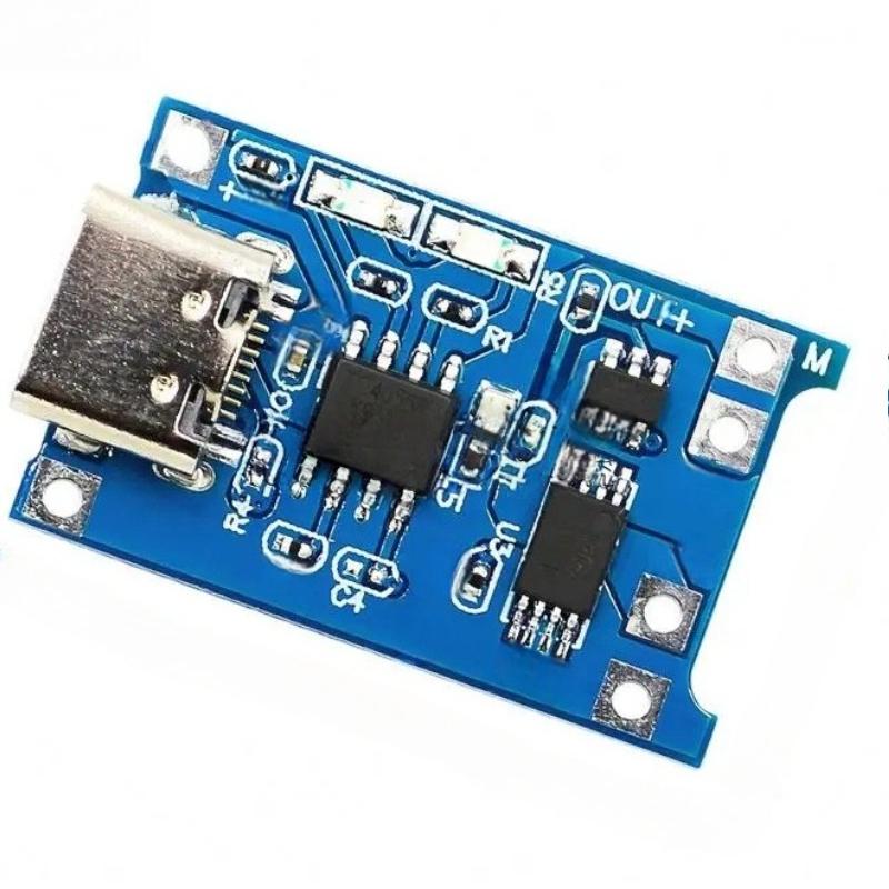 10/20/50/100Pcs TP4056 1A Lithium Battery Charging Board Module Type C USB Interface Charge Protection 2 In1