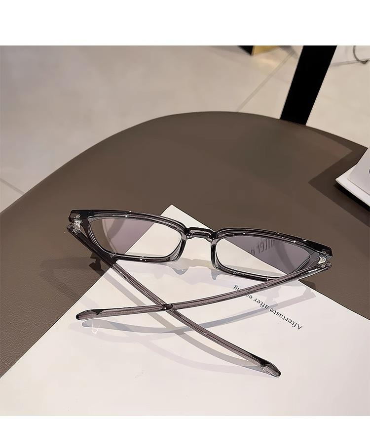 Unisex Übergroße Quadratische Brille mit Dickem Rahmen – 16cm, Geeignet für Gläser oder Myopie-Brillen