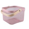 Multifunctional Hollow Storage Basket for Bathroom Use for Shopping High-looking Household Basket Storage and Organization Box