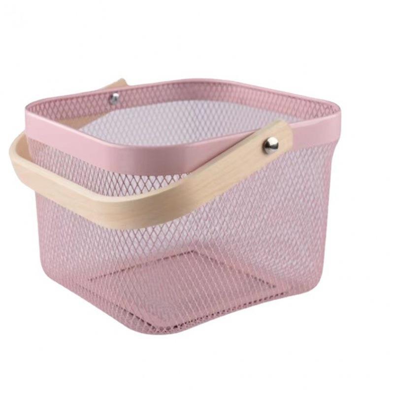 Multifunctional Hollow Storage Basket for Bathroom Use for Shopping High-looking Household Basket Storage and Organization Box