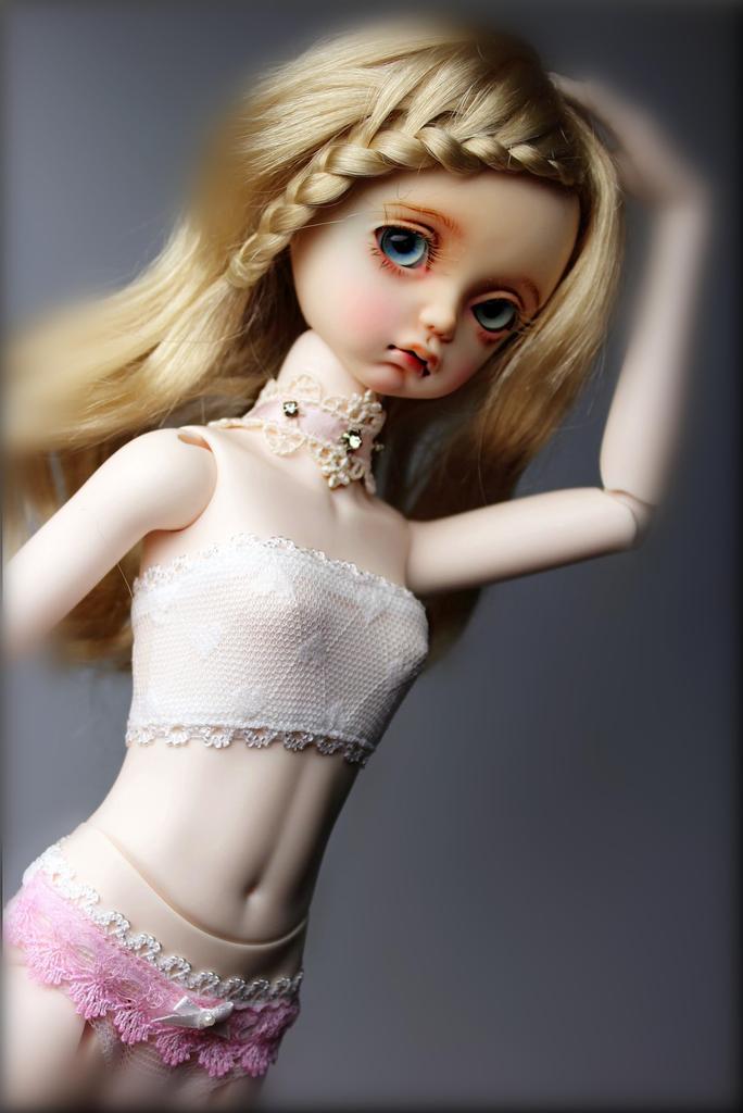 HAMRETHYPPZ 14 16 13 BJD Kugelkopfpuppenkleid, Puppenkostüm, Puppen-Hausmädchen-Outfit, BJD-Anziehpuppe, Sexy Dessous-Set, Niedliche Dessous, Niedlich