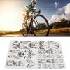 ENLEE 3D Mountain Bike Protective Stickers Set Impact Resistance Bicycle Decorative StickerWolf Head Pattern for Bicycle Frame