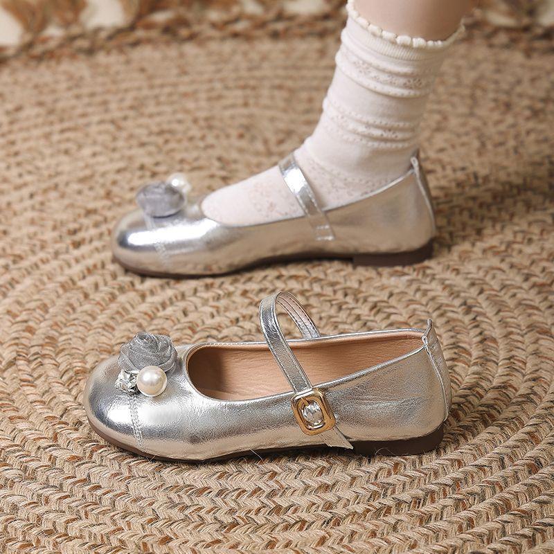 Internet celebrity versatile pearl word belt Mary Jane shoes women's summer 2025 new French fashion flat ballet shoes single shoes